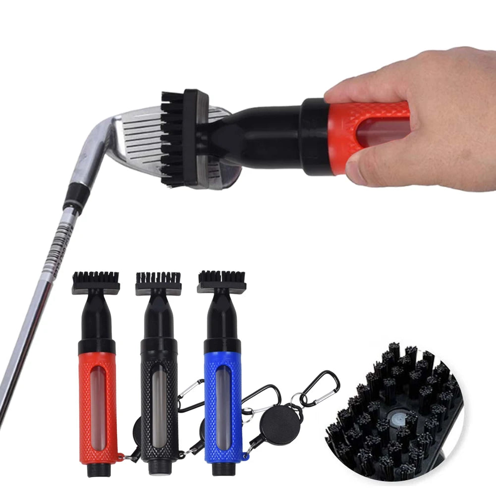 Golf club cleaning brush