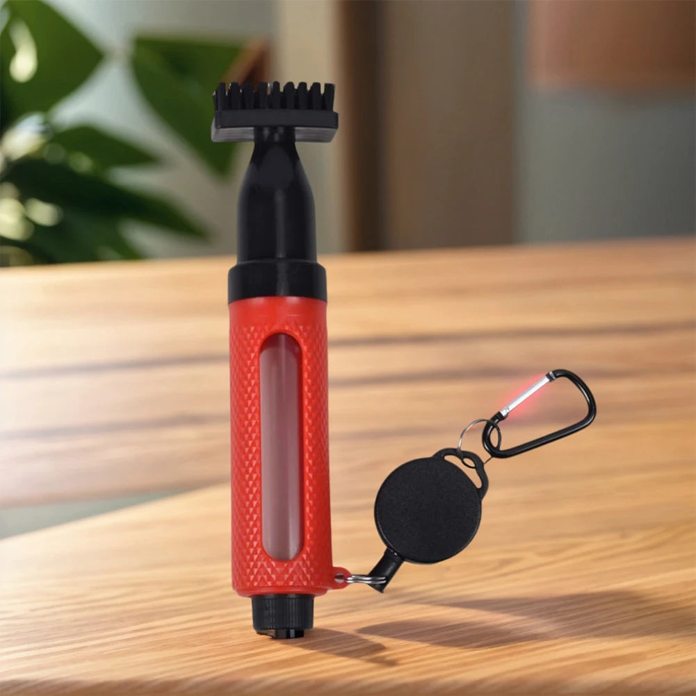 Golf club cleaning brush