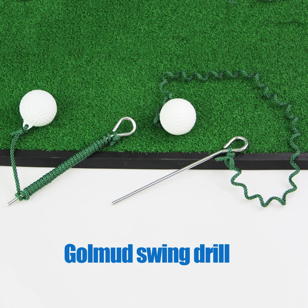 Golf ball hitting trainer.