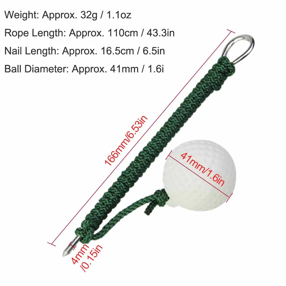 Golf ball hitting trainer.