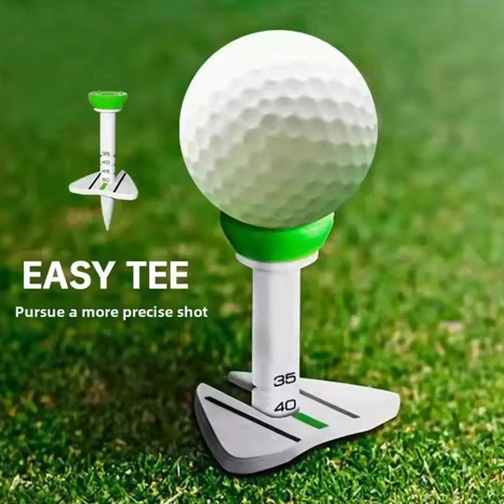 Adjustable golf training tee