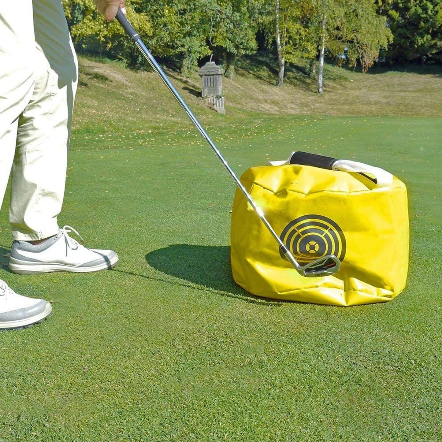 Golf impact bag.
