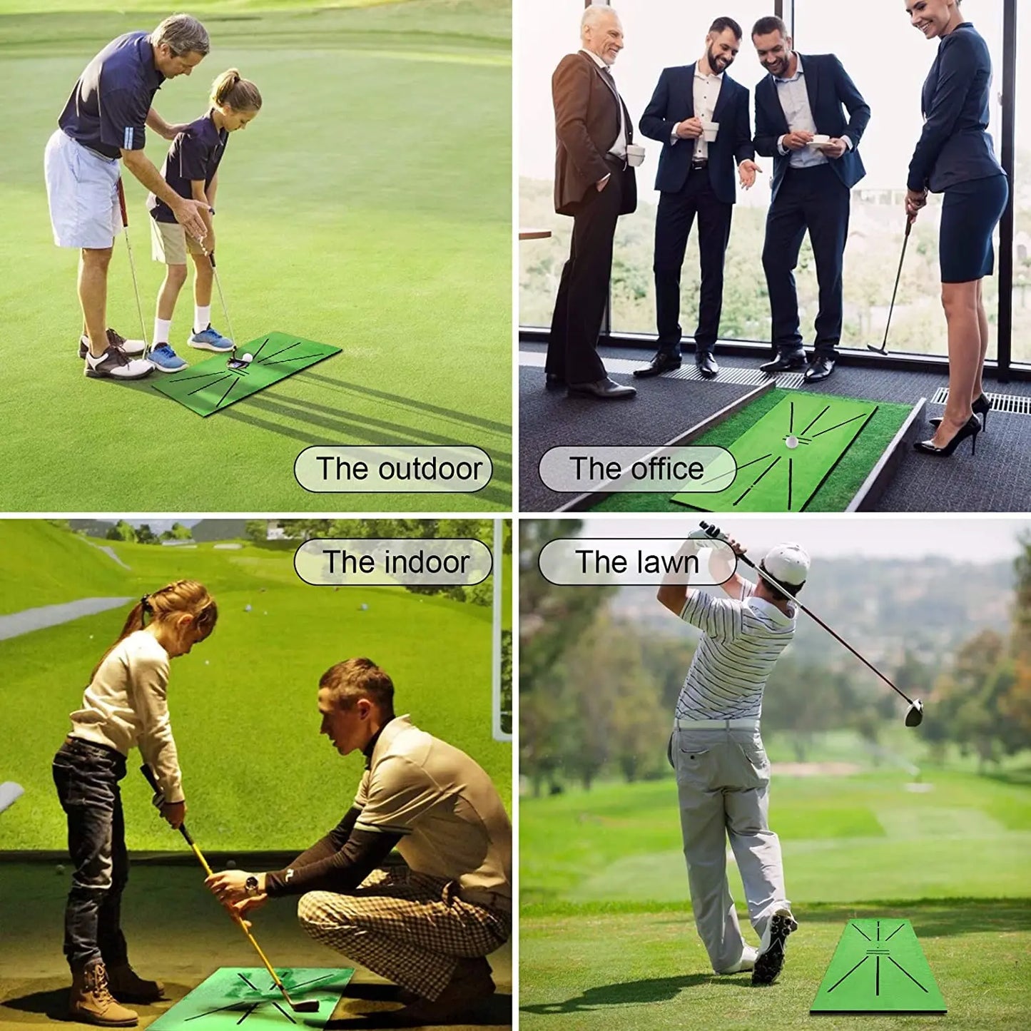 Golf swing mapping pad.