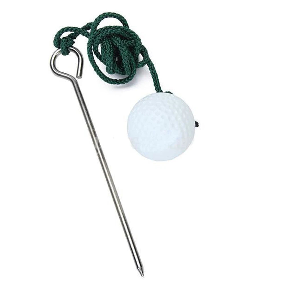 Golf ball hitting trainer.