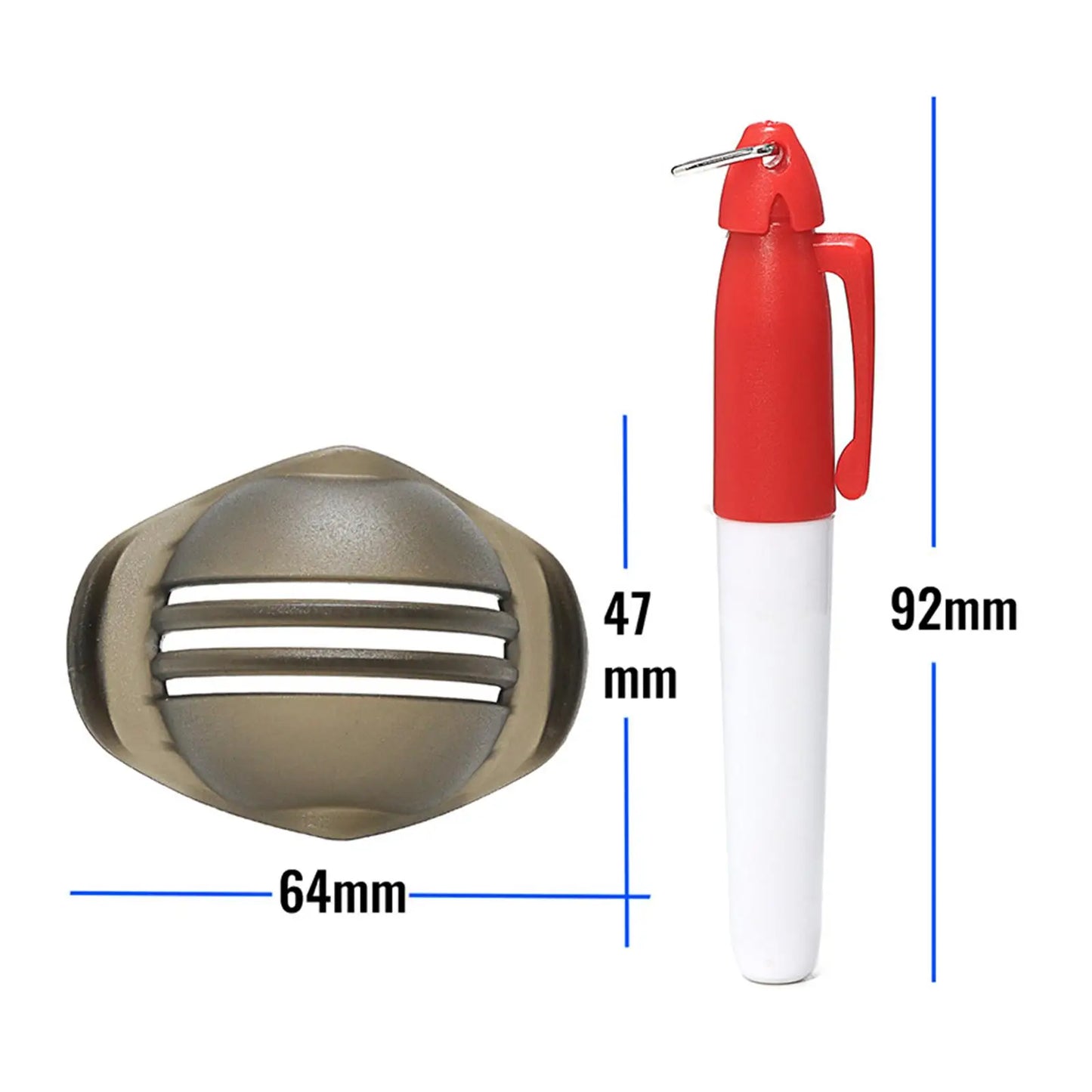 Portable golf ball marker X2.