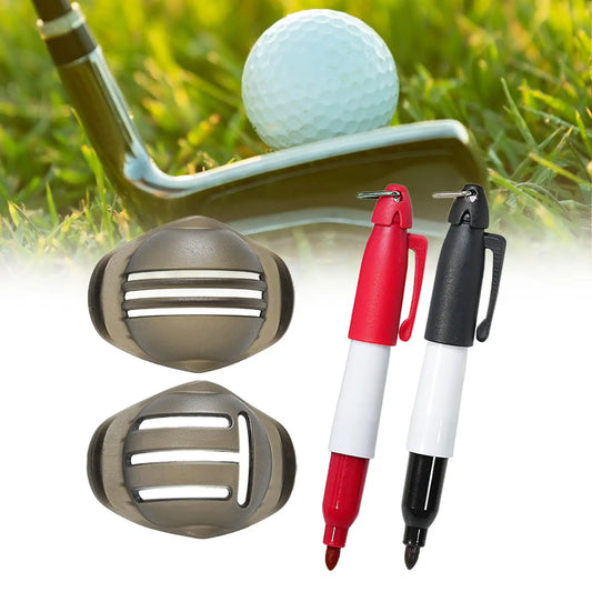 Portable golf ball marker X2.