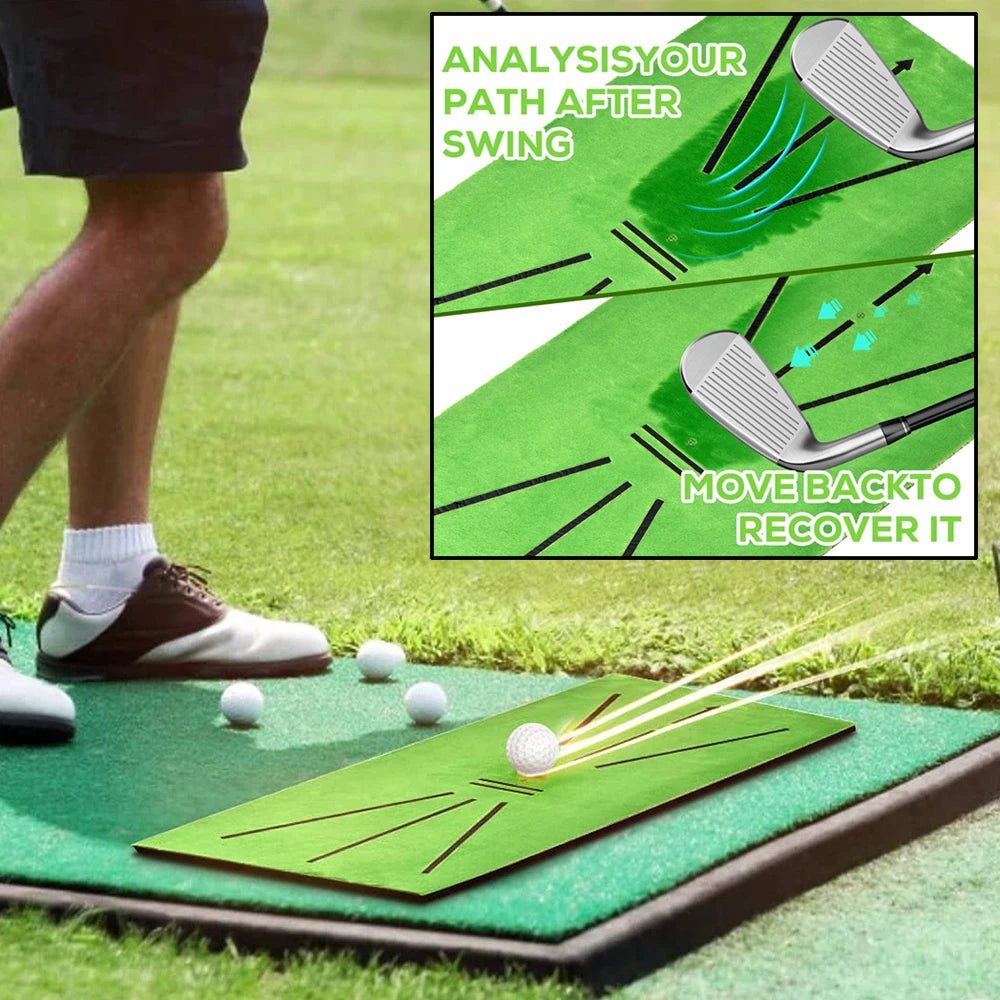 Golf swing mapping pad.