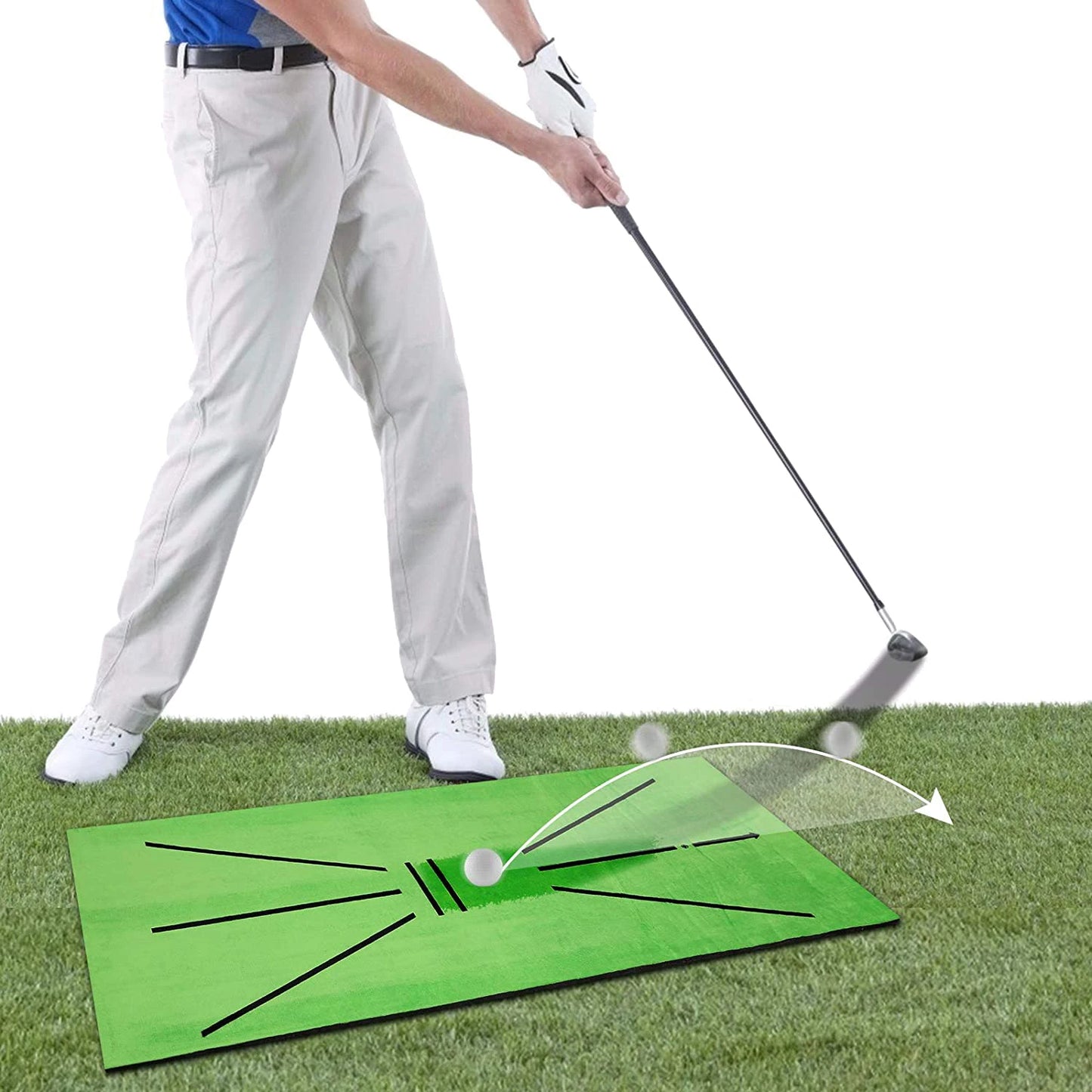 Golf swing mapping pad.