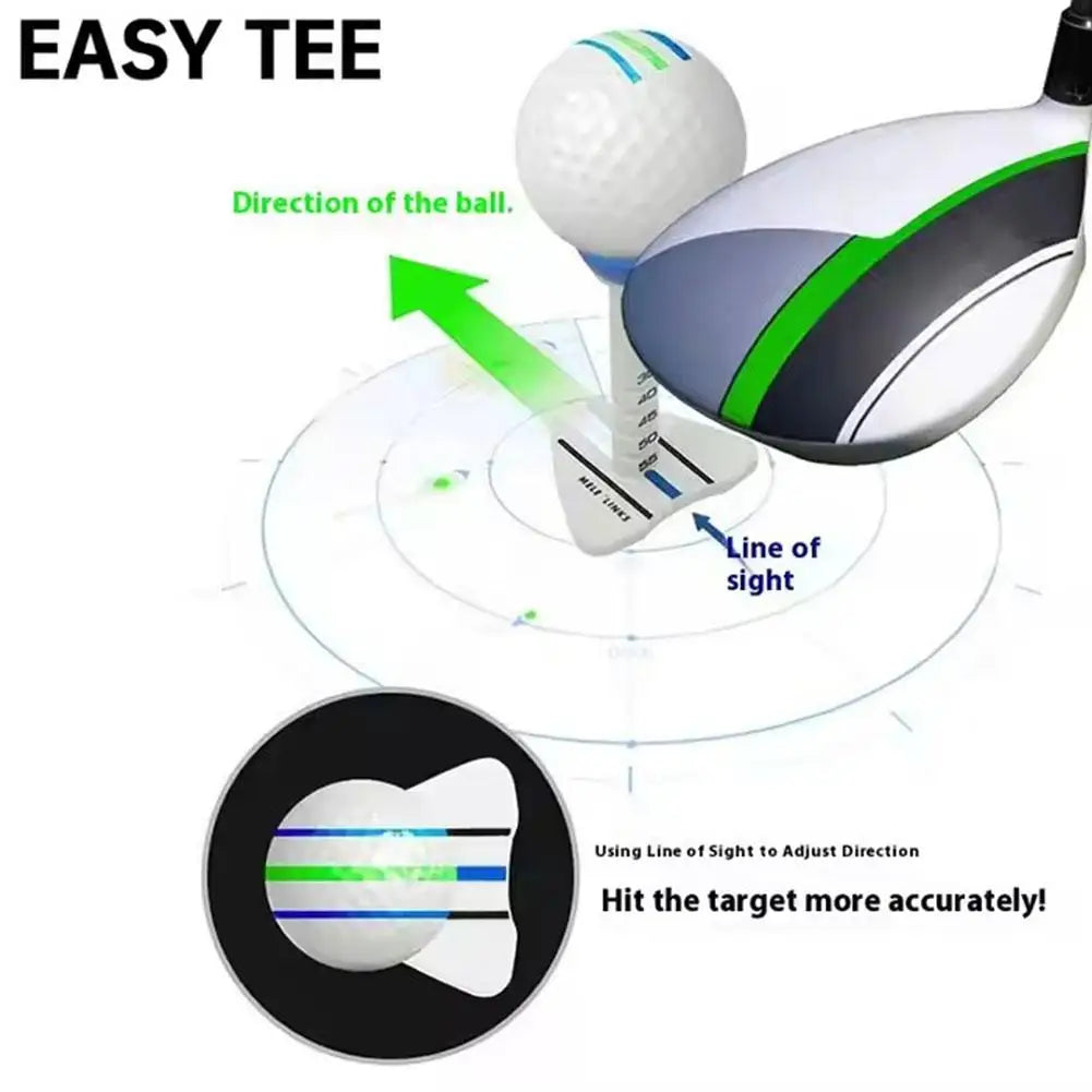 Adjustable golf training tee