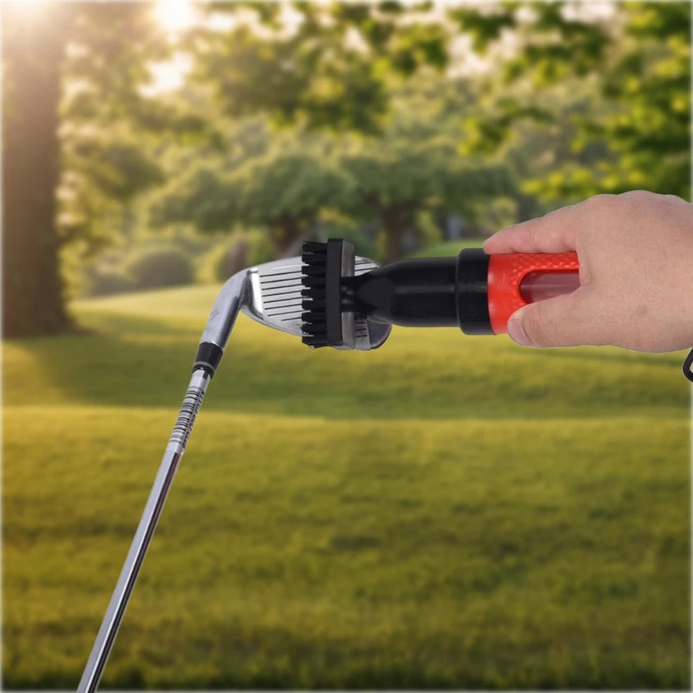 Golf club cleaning brush
