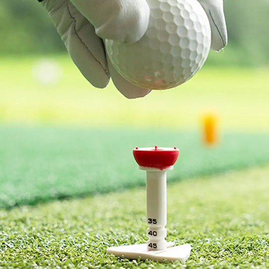 Adjustable golf training tee
